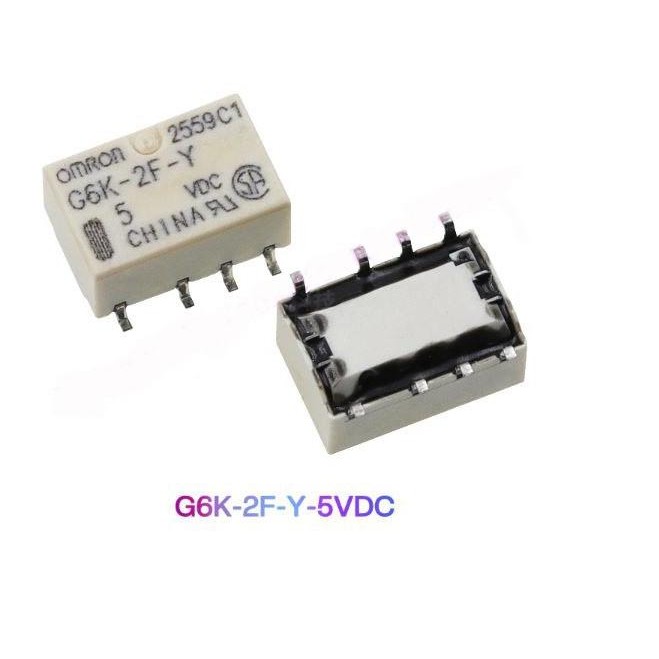 Smd G6K-2F-Y Signal Relay 8Pin Untuk Omron Relay 5V & 12V Promo