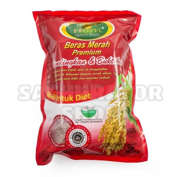

TERBARU Beras Merah Premium Hotel Premium Healthy Red Rice Buat Diet 2 kg
