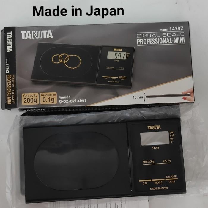 Timbangan Emas Digital 1479Z Merk Tanita (200Gr - Akurasi 0.1)