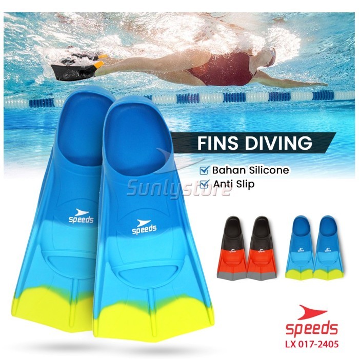 SPEEDS Kaki Katak Sepatu Renang Katak Snorkeling Diving Fins 017-2405