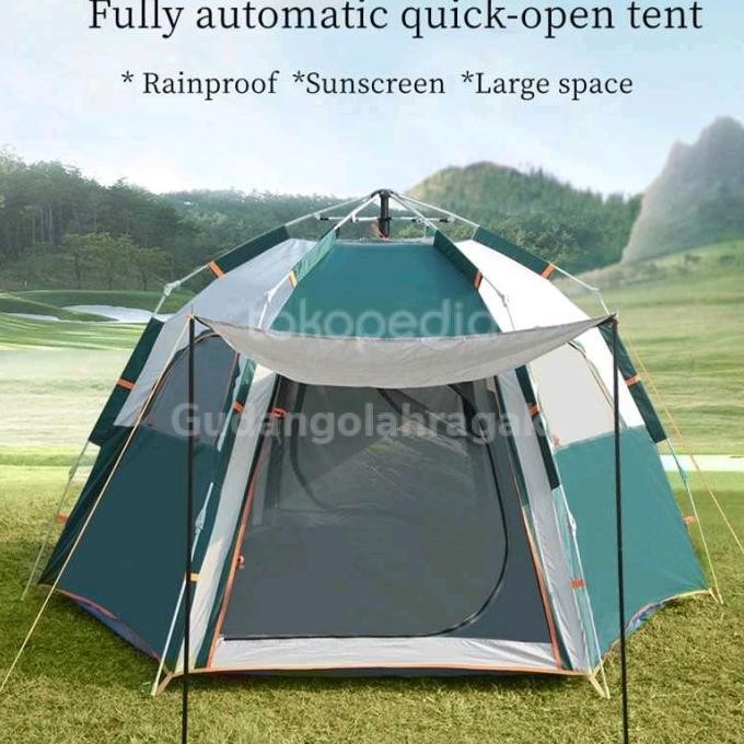 Tenda Camping Buka Otomatis 5 8 Orang Tenda Camping Keluarga Outdoor