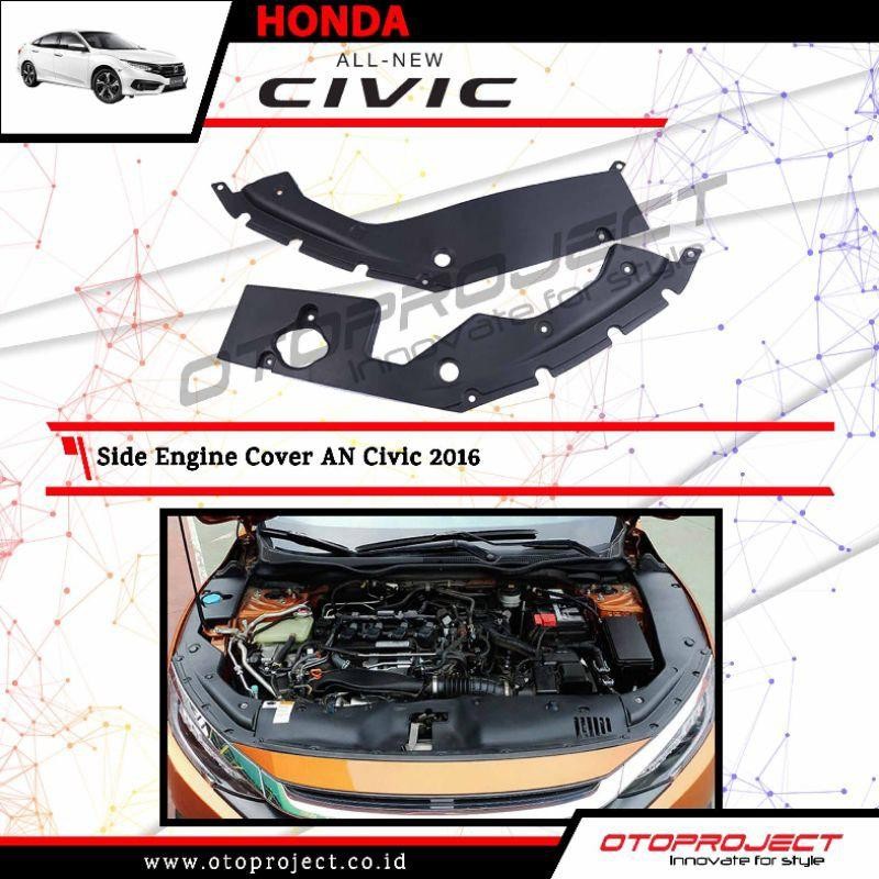 Cover Side Engine All New Civic Turbo Side Engine Cover Honda Civic