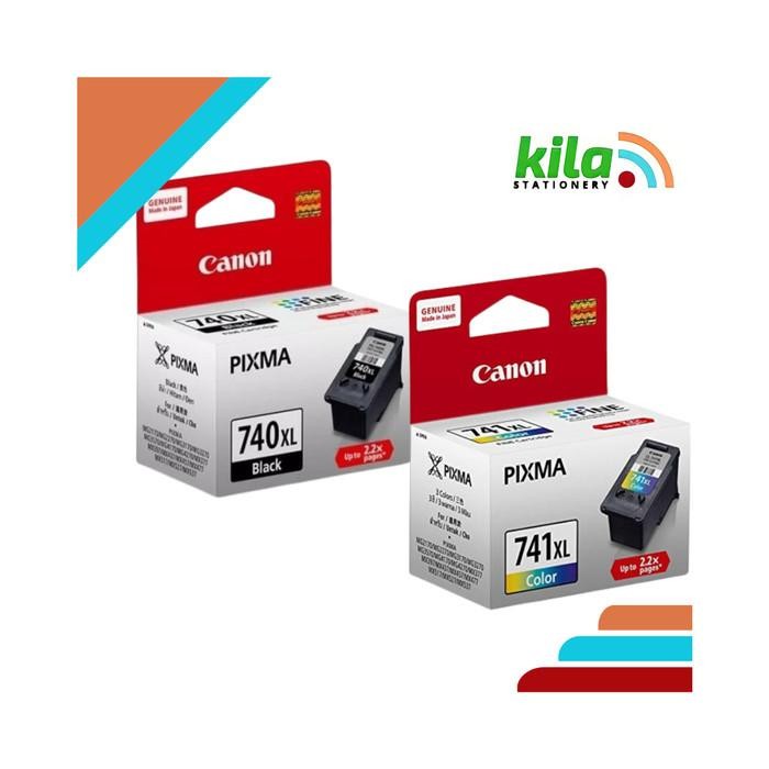 Tinta Canon 740 Xl + 741 Xl Original (Paketan)