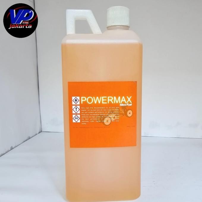 Powermax Fuel Nitro 25% Bahan Bakar nitro Engine Rc kemasan 1L