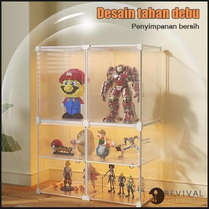 Box PajanganAction Figure Display Box / Box Display Rak Mainan Gantung Box Rak Yimpanan Mainan