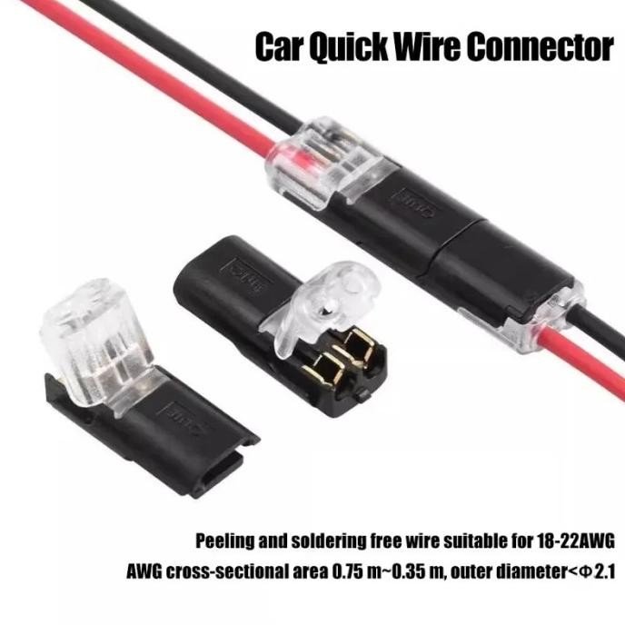 

Produk Baru!! 10pcs 2-Pin Kabel Konektor Soket Terminal Quick Connector Kabel Listrik 2 Pin Pluggable untuk Kabel Kawat