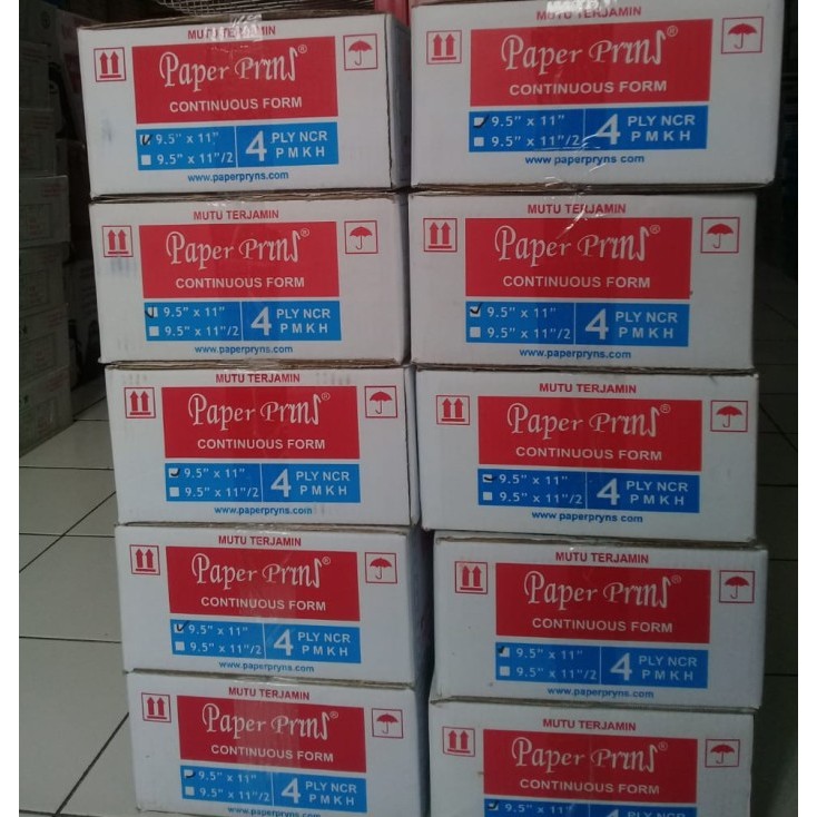 

Kertas CF Continuous Form 4 ply utuh Paper Print