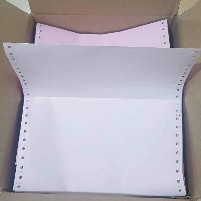 

kertas komputer continuous form 2ply full atau bagi 2 paper prins