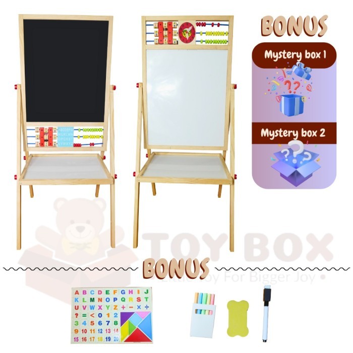 

TERBARU PAPAN TULIS 2 SISI BLACK+WHITEBOARD-UKURAN BESAR-MAGNETIC BOARD 2 IN 1 BISA GOSEND!