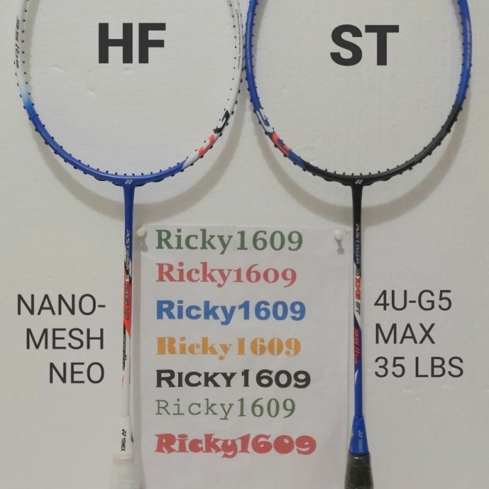 RAKET BADMINTON YONEX ASTROX 3DG HF / ASTROX 3DG FT (TENSION 35 LBS)