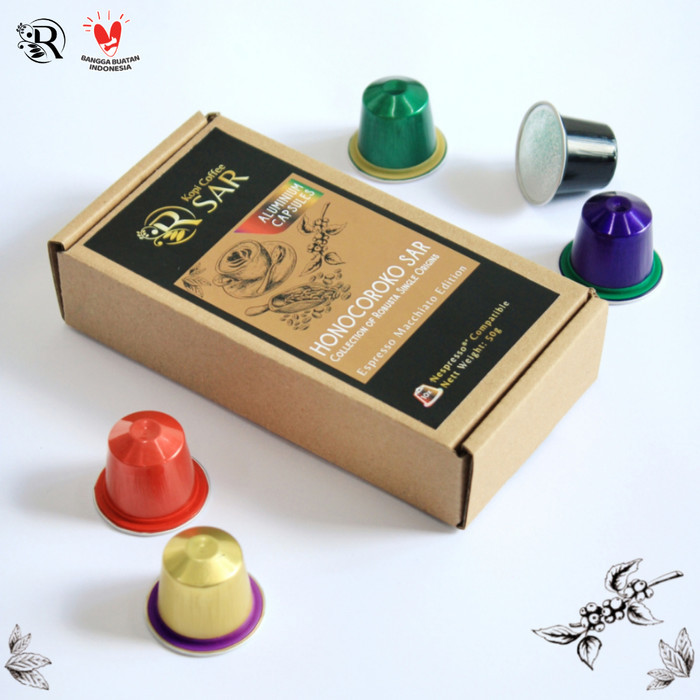 

Promo!! Honocoroko Sar - Nespresso Compatible Coffee Capsule Kopi Kapsul Untuk Mesin Nespresso