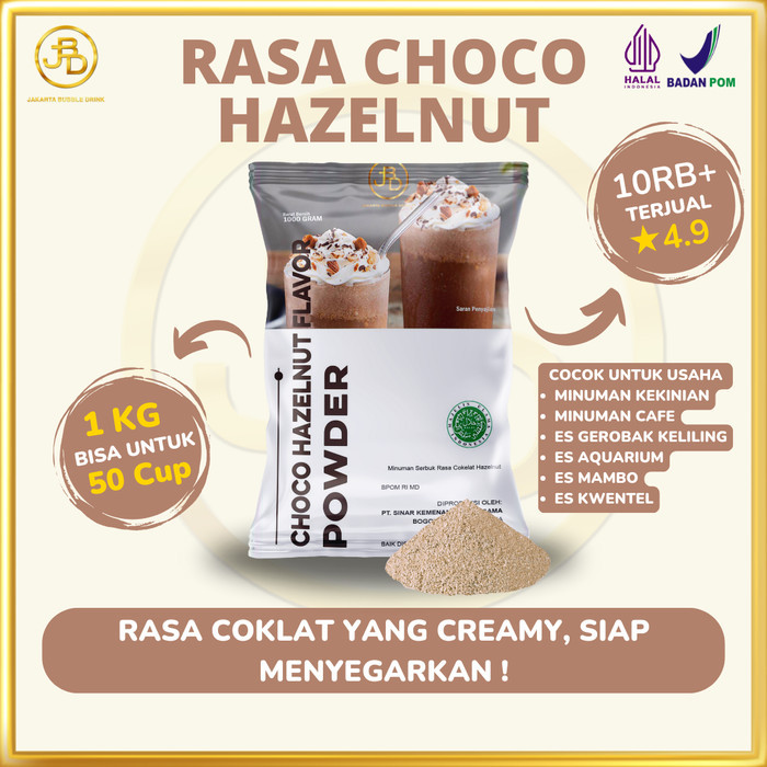 

Cuci Gudang Bubuk Minuman Premium Choco Hazelnut 1Kg Jakarta Bubble Drink