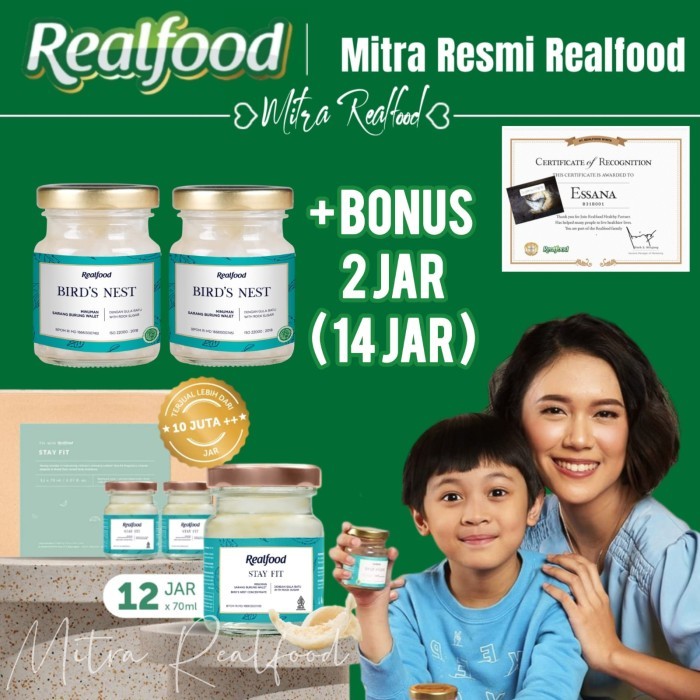 

Ready Stock Realfood Stay Fit Minuman Sarang Burung Walet