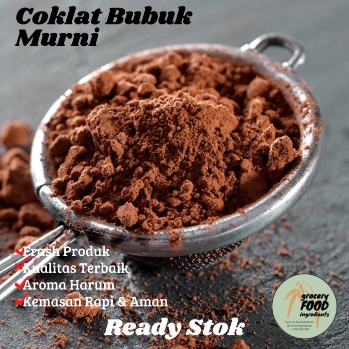 

Best Seller Cokelat Bubuk Murni 250Gram / Cocoa Powder / Coklat Bubuk Cargill