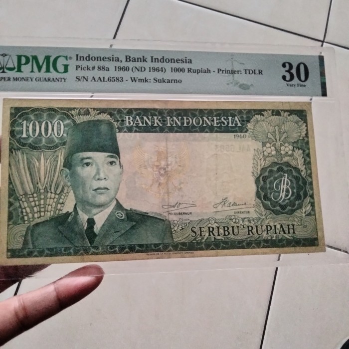 1000 rupiah Soekarno/Sukarno 1960 TDLR