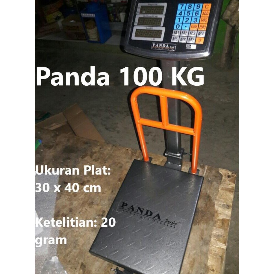 Timbangan Duduk Digital Barang / Logistik Panda 100 Kg