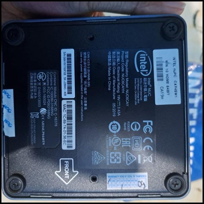 Intel NUC mini pc nuc6cay
