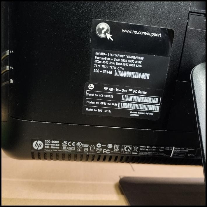PC All In One HP Core i3 Ram 4GB Hardisk 1TB