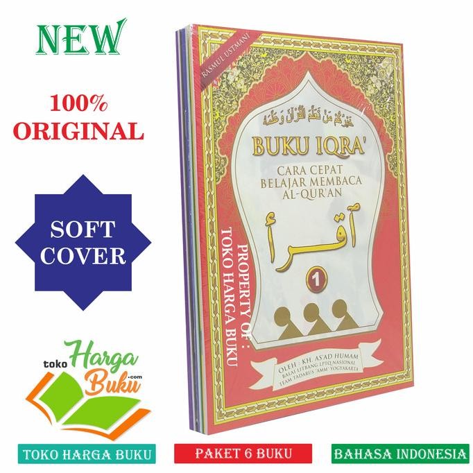 

Buku Iqro Iqra' Komplit 1set Isi 6 Jilid RASM UTSMANI