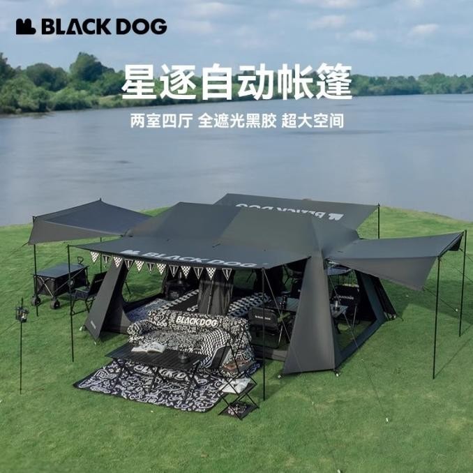 Tenda Camping Otomatis Blackdog - Automatic Tent 2.0 - Tenda Blackdog