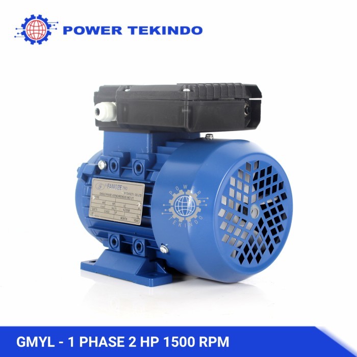 Termurah Famoze Pro Dinamo 1 Phase 2 Hp 1500 Rpm Elektro Motor Gmyl 2 Pk 1,5 Kw