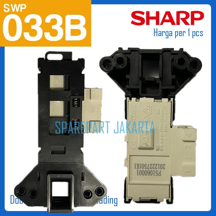 DOOR LOCK SHARP FRONT LOADING ES-FL860 ES-FL1070 ES-FL1080S ESFL1070S