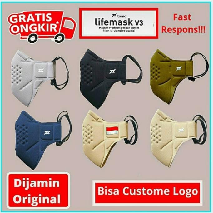 MASKER JOKOWI FILTER / MASKER TOMO LIFEMASK REUSABLE FILTER N95