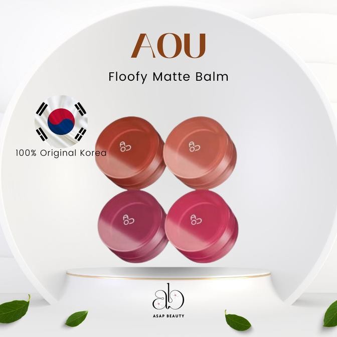[READY]AOU Floofy Matte Balm / AOU Matte balm / AOU Korean balm / AOU New Shades / Kim Jiwon Balm/ (