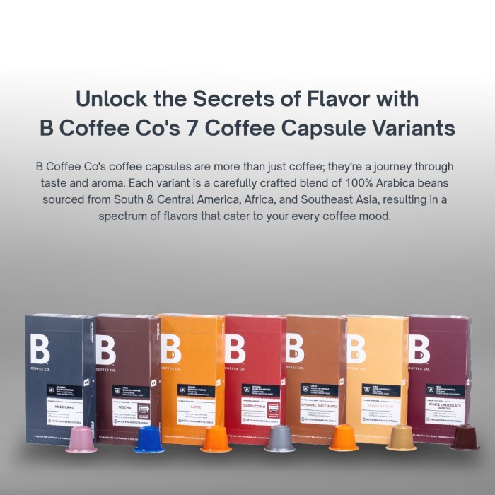

B Coffee Co. Intenso Cappuccino Kopi Nespresso Compatible Capsule