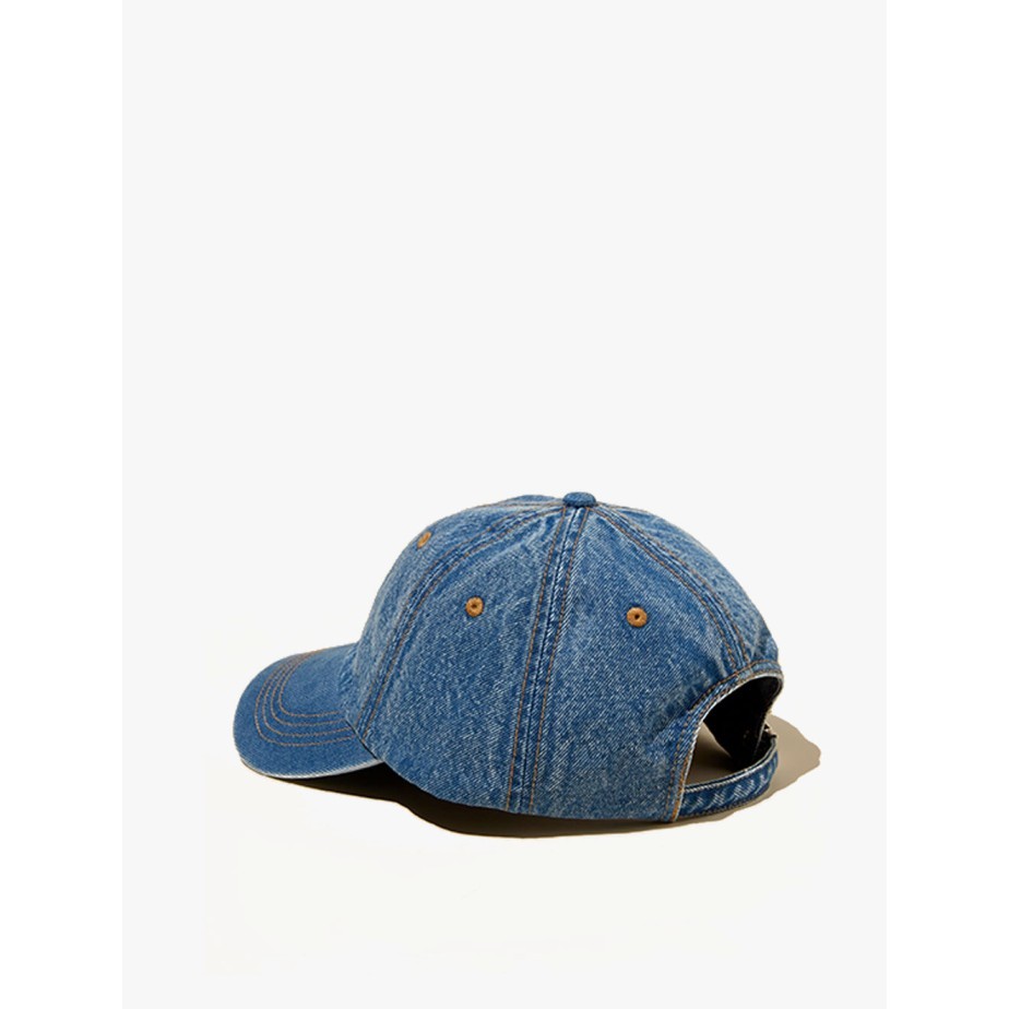Rubi - Topi Wanita - Classic Dad Cap - Washed Denim/Surfers Blue