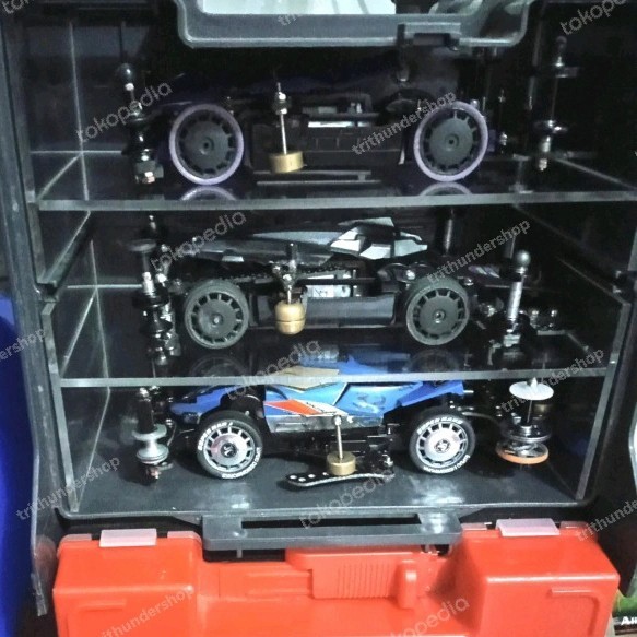 Sekat Akrilik Pitbox Taya Acrilic 3 Tingkat Pit Box 1 Kotak 3Mm