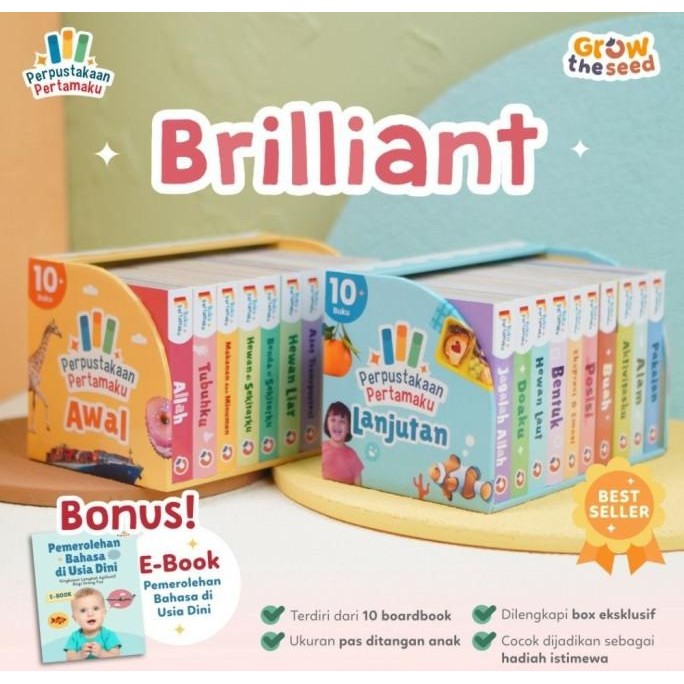

Boardbook Anak Perpustakaan Pertamaku 10 boardbook - Awal - Lanjutan