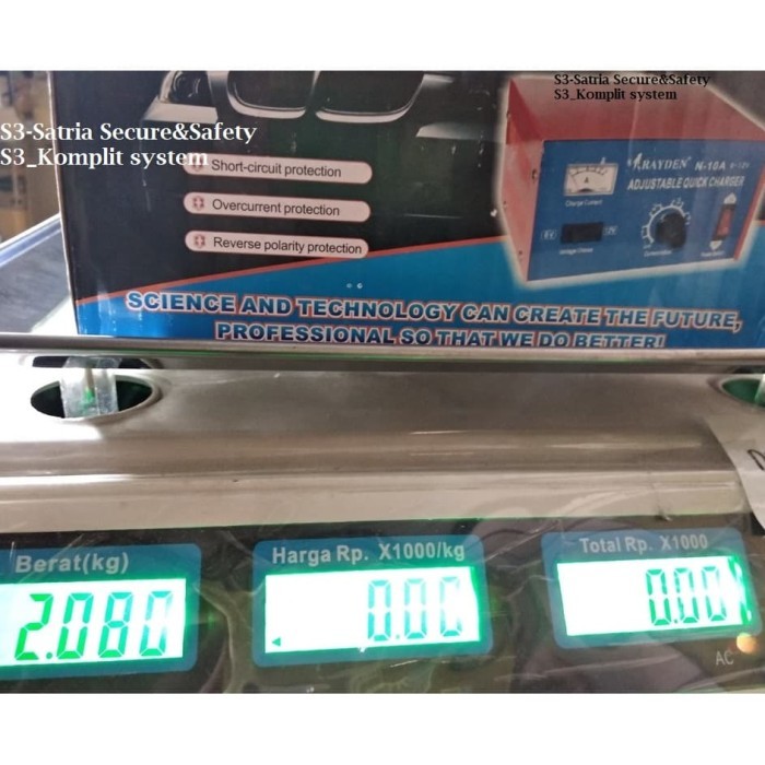 Cas Aki / Charger Aki Mobil Dan Motor 10 A / Charger Aki Rayden