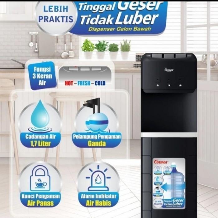 Dispenser Cosmos CWD-7601 Galon Bawah /Dispenser Air Minum Terbaru