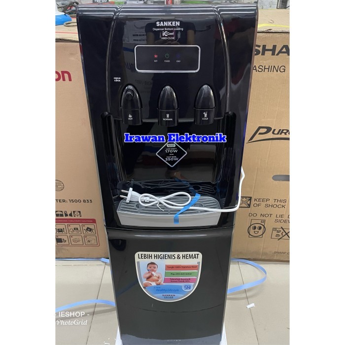 Dispenser Sanken Galon Bawah 523 HWD523IC HWD-C523IC HWD-523IC Lowwat