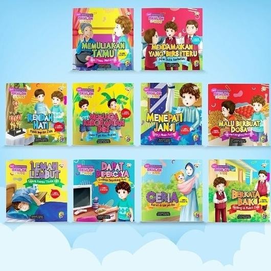 

Buku Anak 1 Set Seri Akhlak For Kids (10 jilid)