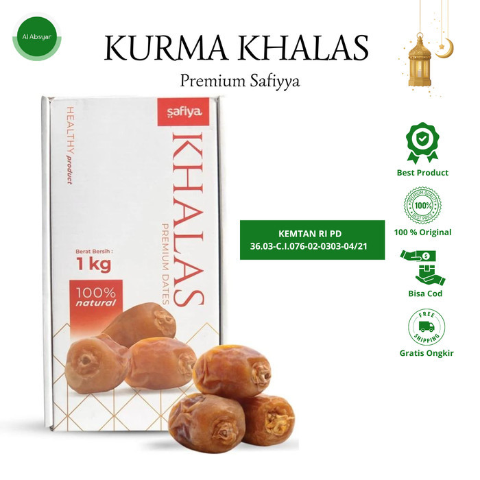 

Legend Kurma Khalas 1 Kg Premium Timur Tengah Kurma Kholas Hig Quality