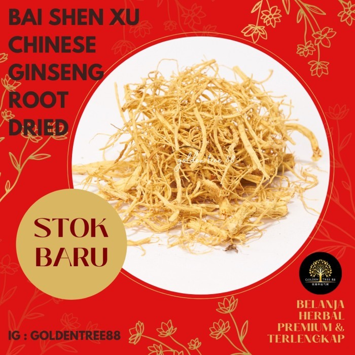 

Legend - 600Gr Premium Akar Ginseng China Bai Shen Xu Ginseng Cina Original