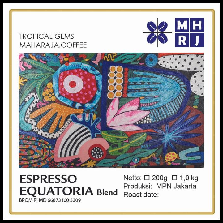 

Espresso Equatoria Blend 2/3 Arabica & Robusta Econo Pack 1Kg