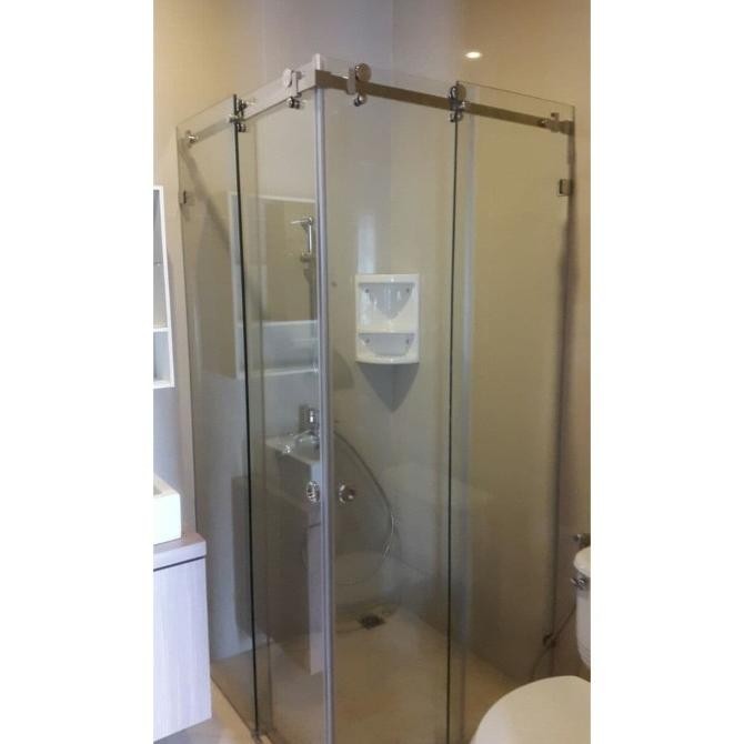 PARTISI KACA KAMAR MANDI TEMPERED 10 MM-SHOWER BOX (BP Berry)