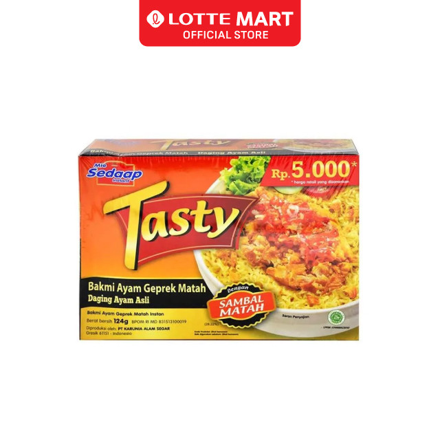 

SEDAAP MIE TASTY BA SAMBAL MATAH 124GR