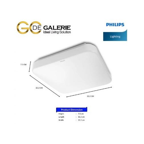 Lampu Plafon Kotak Philips Led 31110 17W - 17 Watt Ceiling Light