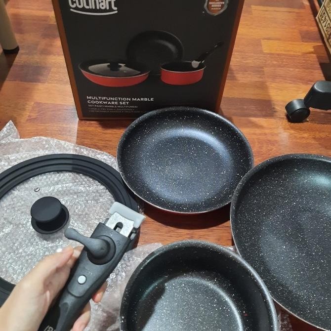 Ready Culinart Marble Cookware Set Of 5 Bisa Untuk Kompor Induksi Listrik