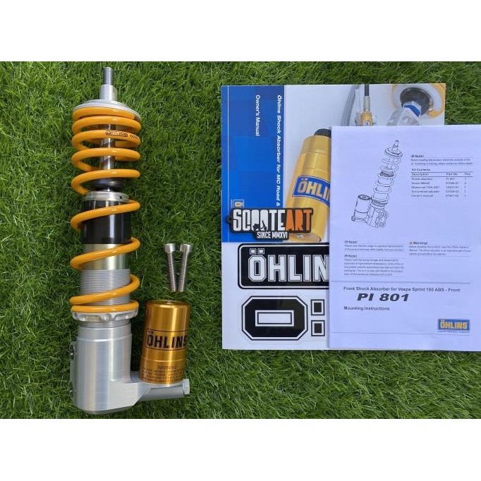Berkualitas Shockbreaker Ohlins New Model Subtank Vespa Matic iGet / iGet ABS / 3V