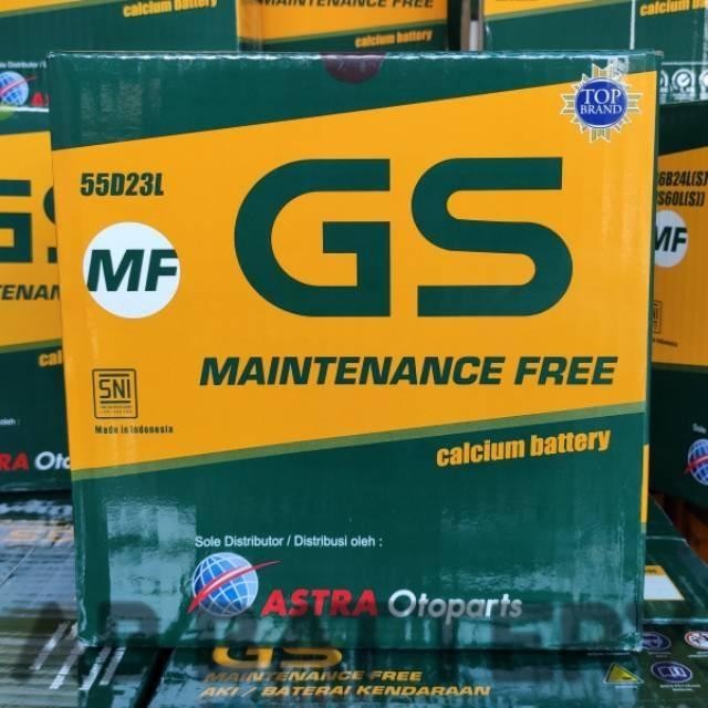 Aki Mobil Gs Astra 55D23L Mf