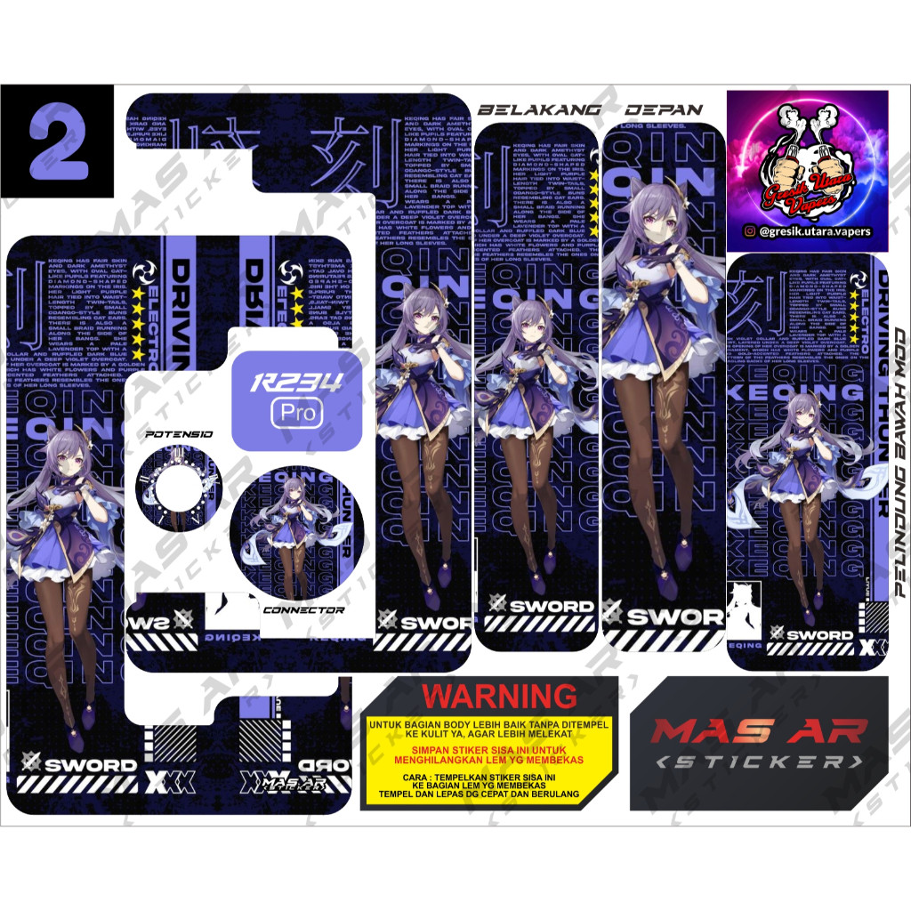 

Stiker Inner Daleman R 234 Pro Anime Version Casing/Case Skin Wrap CUSTOM - Premium Quality