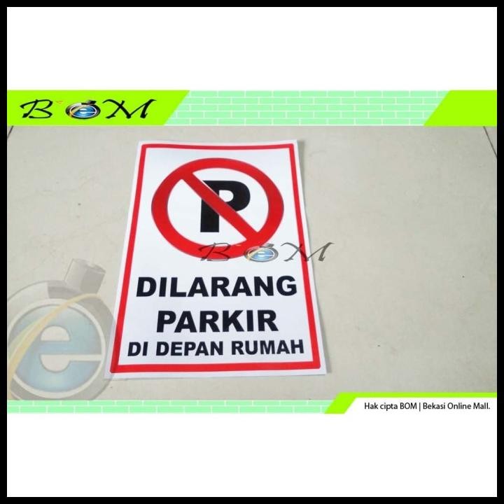 

HOT DEAL STIKER STICKER GAMBAR TULISAN DILARANG PARKIR P DI DEPAN RUMAH