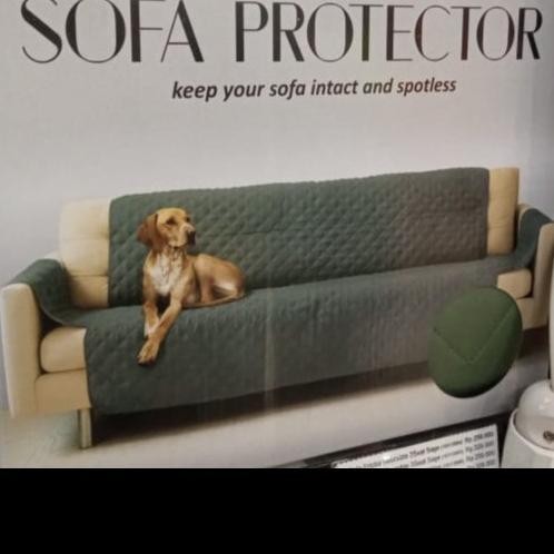 Ready Lapisan Sofa Sarung Pelindung Sofa Kulit Sofa Protector Reversible 3