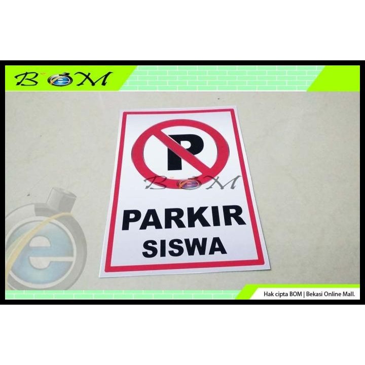 

TERBARU STIKER STICKER GAMBAR TULISAN DILARANG PARKIR P PARKIR SISWA !!!!!