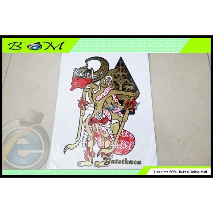 

BEST DEAL STICKER STIKER GAMBAR KARAKTER WAYANG KULIT GATOT KACA GATOTKACA !!